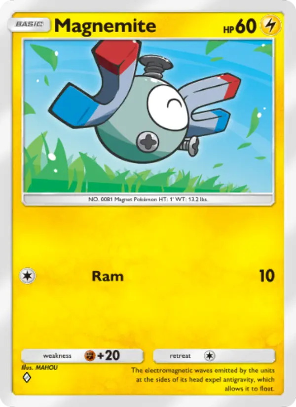 Magnemite — Space-Time Smackdown card #051