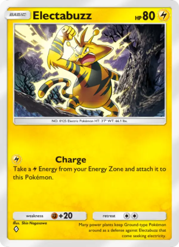 Electabuzz — Space-Time Smackdown card #056