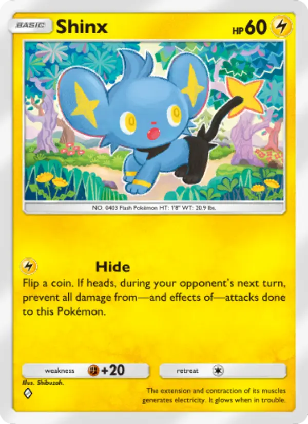 Shinx — Space-Time Smackdown card #058
