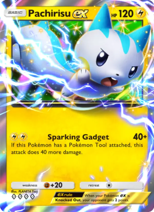 Pachirisu ex — Space-Time Smackdown card #061
