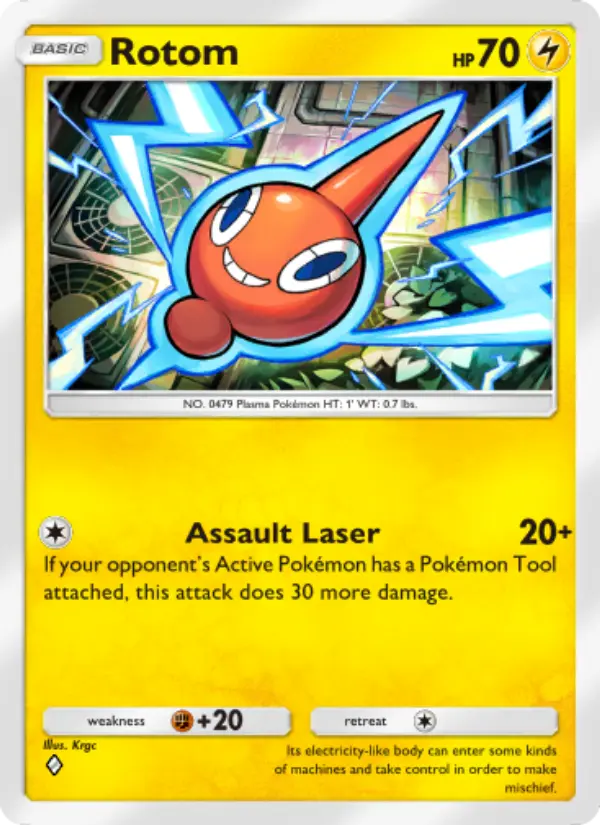 Rotom — Space-Time Smackdown card #062