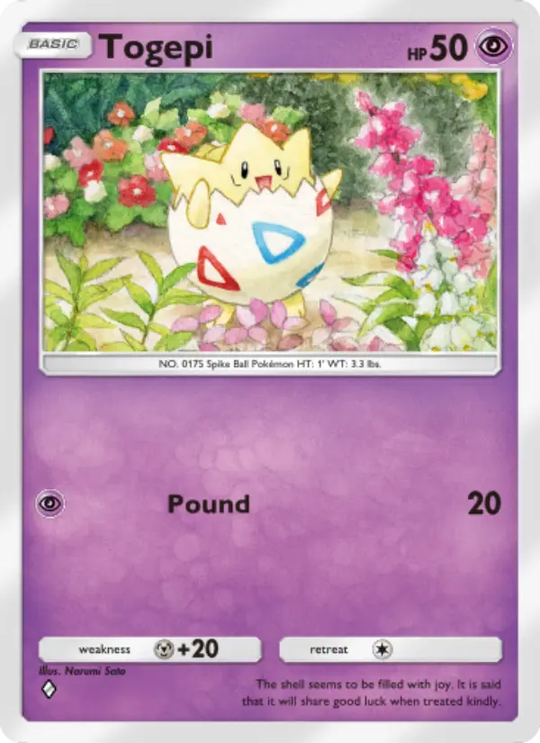 Togepi — Space-Time Smackdown card #063