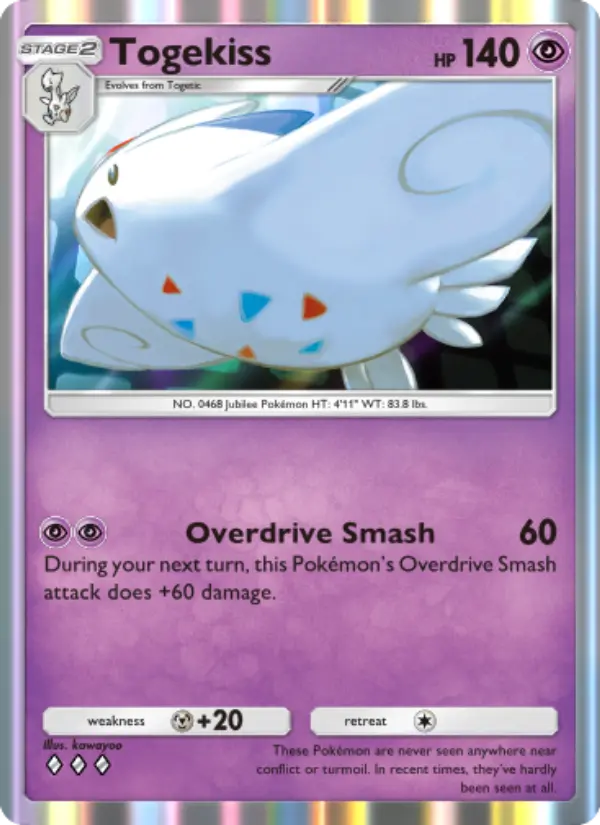 Togekiss — Space-Time Smackdown card #065