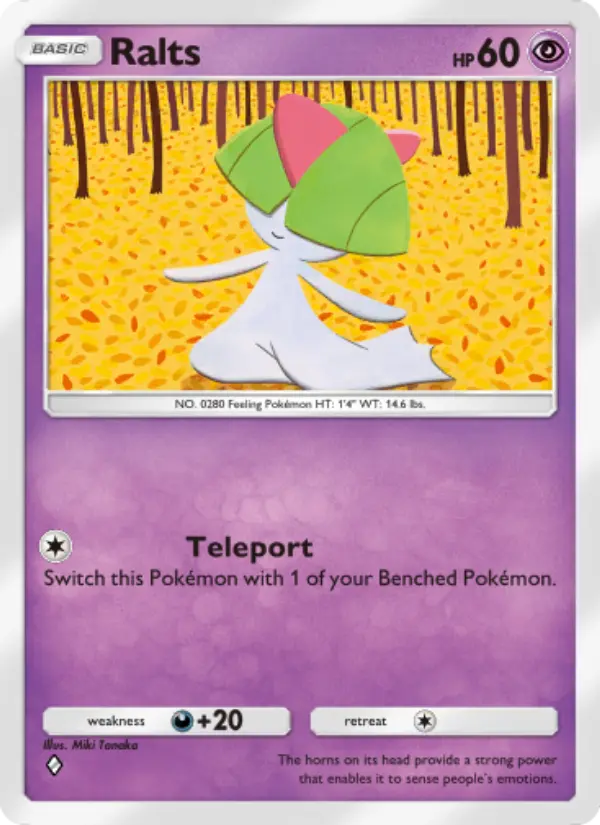 Ralts — Space-Time Smackdown card #068