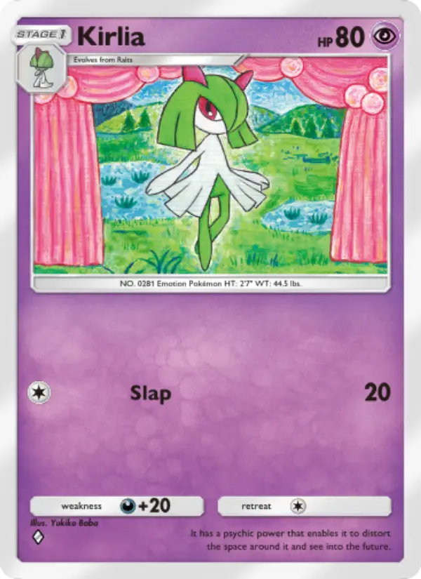 Kirlia — Space-Time Smackdown card #069