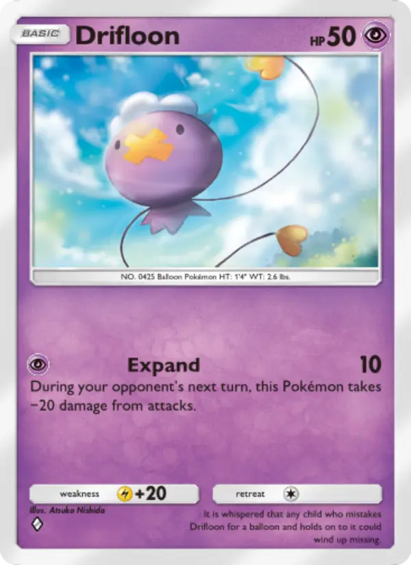 Drifloon — Space-Time Smackdown card #073