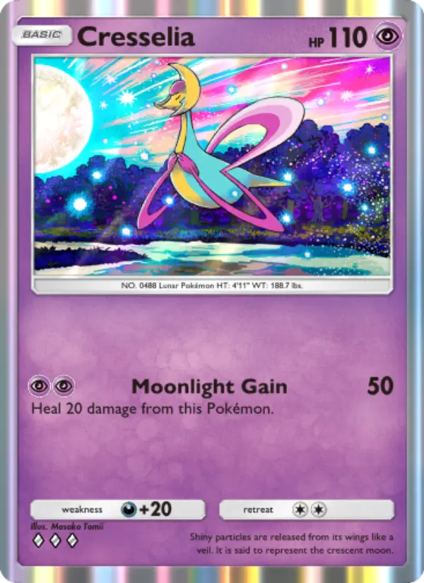 Cresselia — Space-Time Smackdown card #079