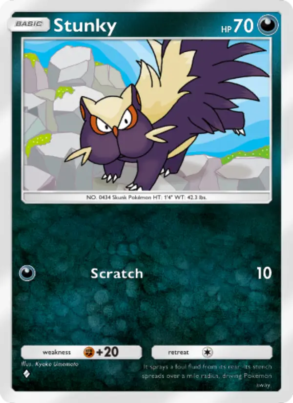 Stunky — Space-Time Smackdown card #102