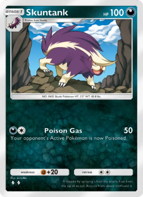 Skuntank — Space-Time Smackdown card #103