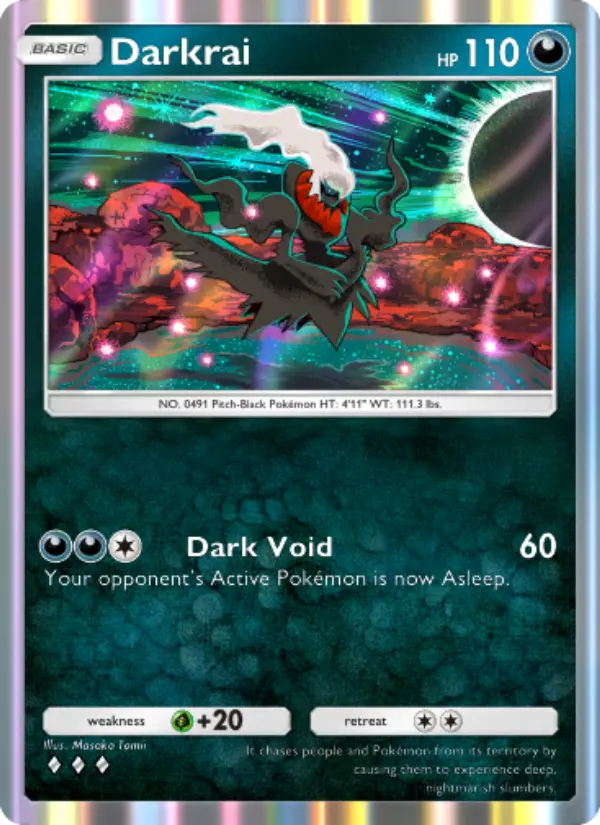Darkrai — Space-Time Smackdown card #109