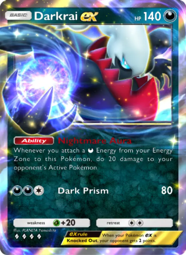 Darkrai ex — Space-Time Smackdown card #110