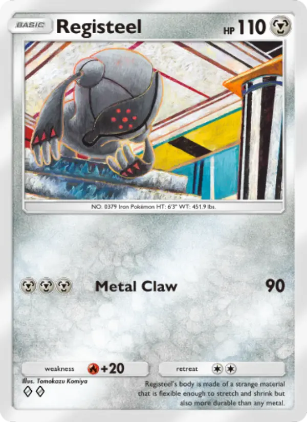 Registeel — Space-Time Smackdown card #112