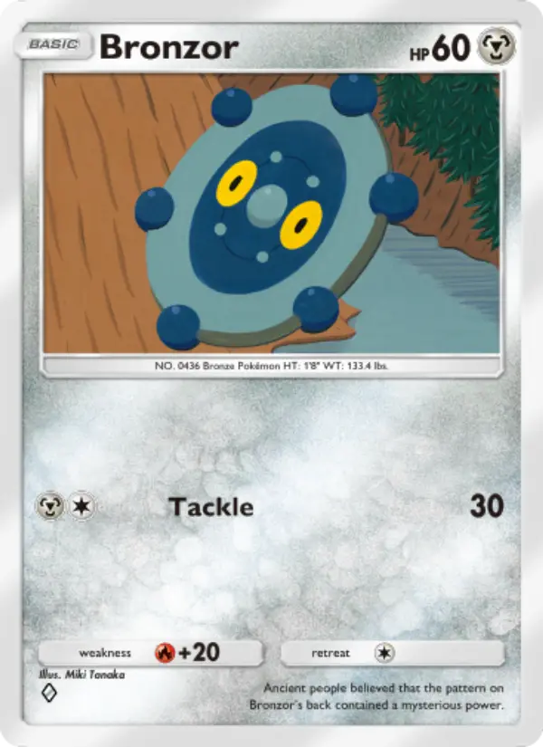 Bronzor — Space-Time Smackdown card #116
