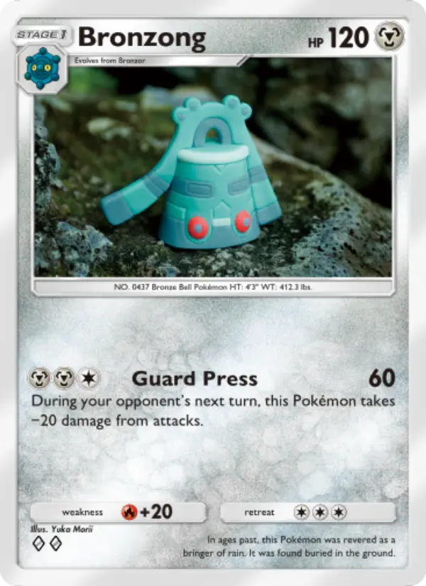 Bronzong — Space-Time Smackdown card #117