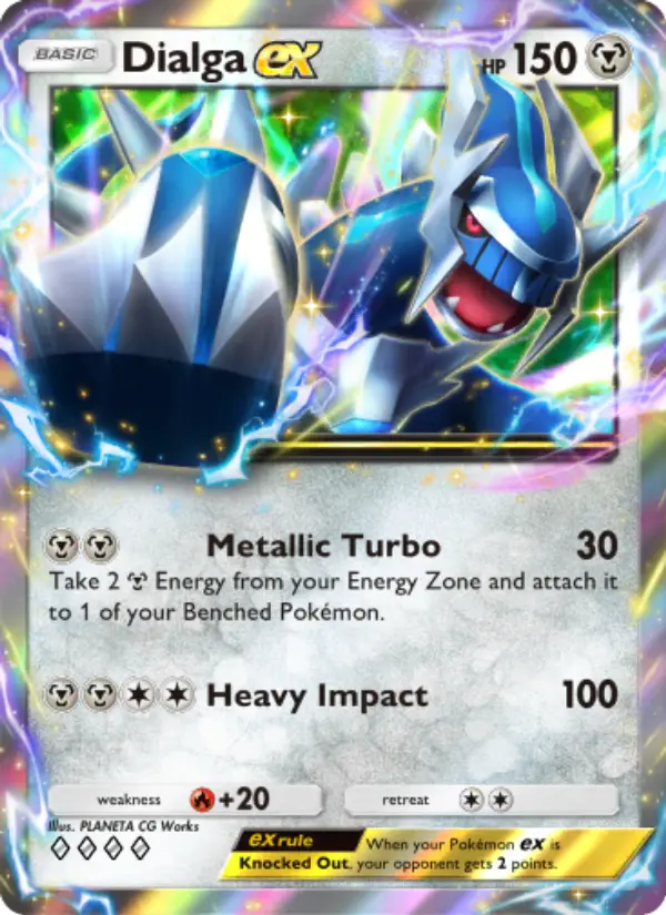 Dialga ex — Space-Time Smackdown card #119