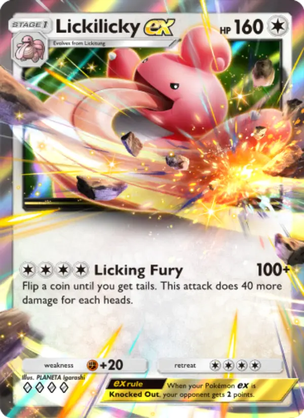 Lickilicky ex — Space-Time Smackdown card #125