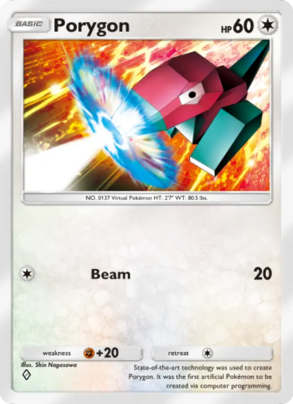 Porygon — Space-Time Smackdown card #127