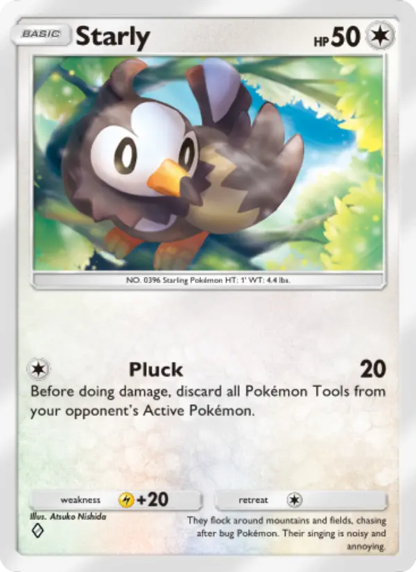 Starly — Space-Time Smackdown card #132