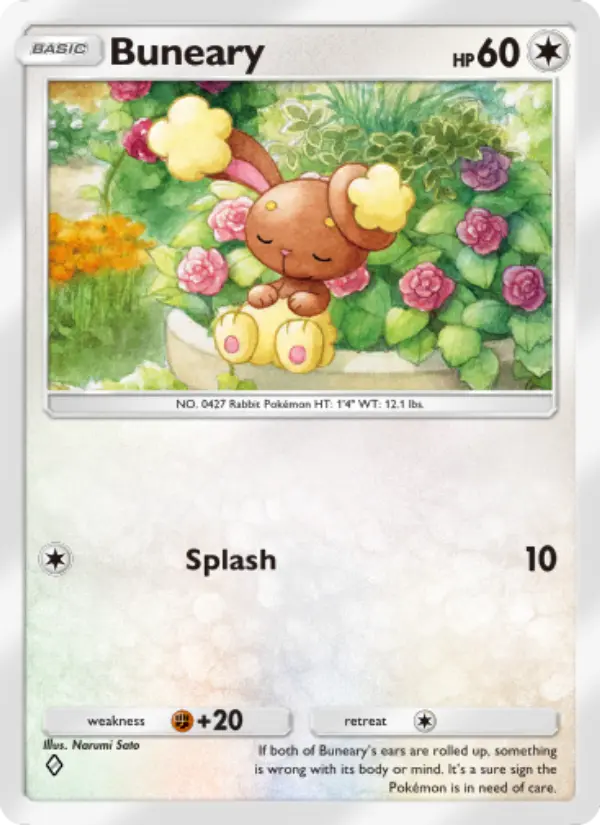 Buneary — Space-Time Smackdown card #137