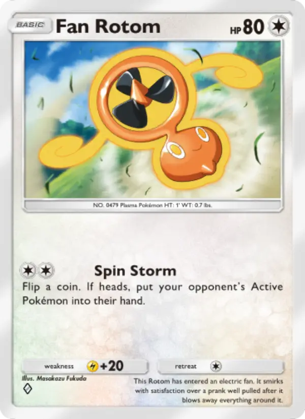 Fan Rotom — Space-Time Smackdown card #142