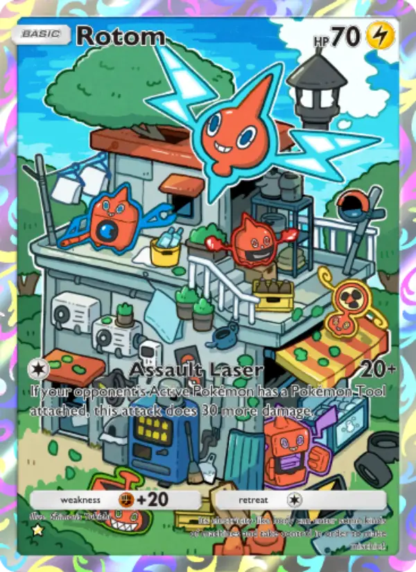 Rotom — Space-Time Smackdown card #164