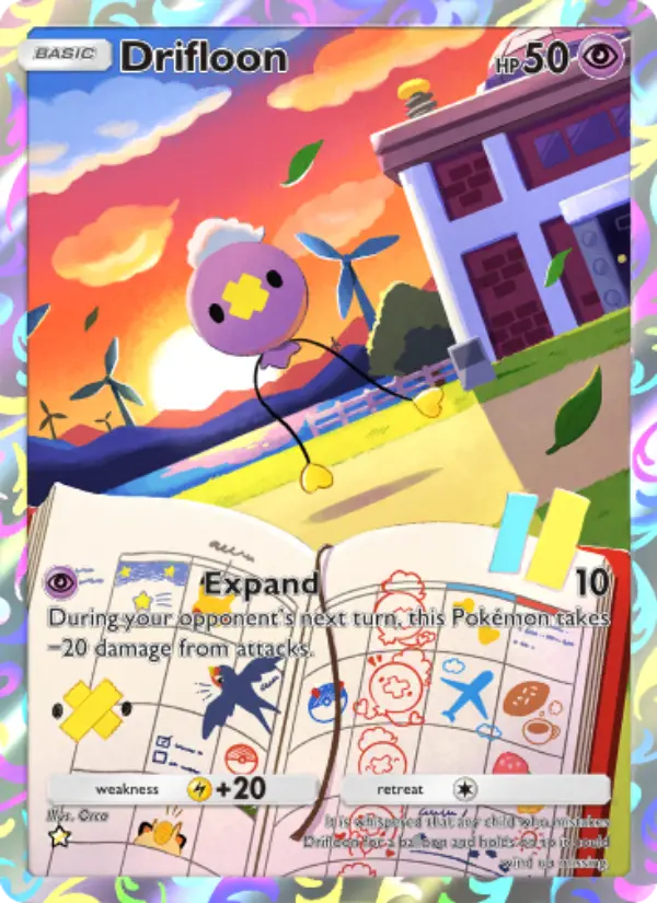 Drifloon — Space-Time Smackdown card #165
