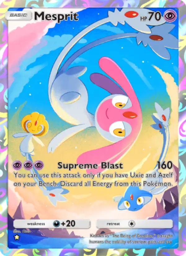 Mesprit — Space-Time Smackdown card #166