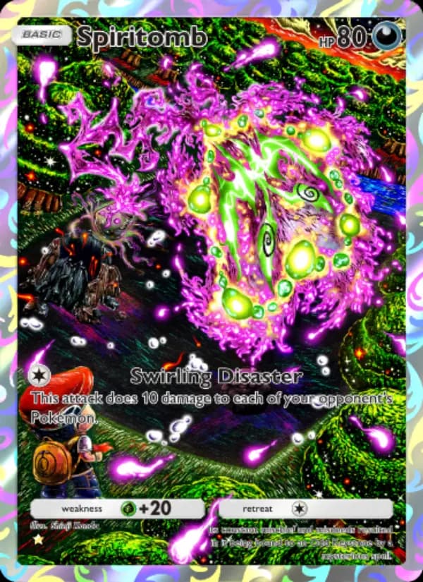 Spiritomb — Space-Time Smackdown card #172