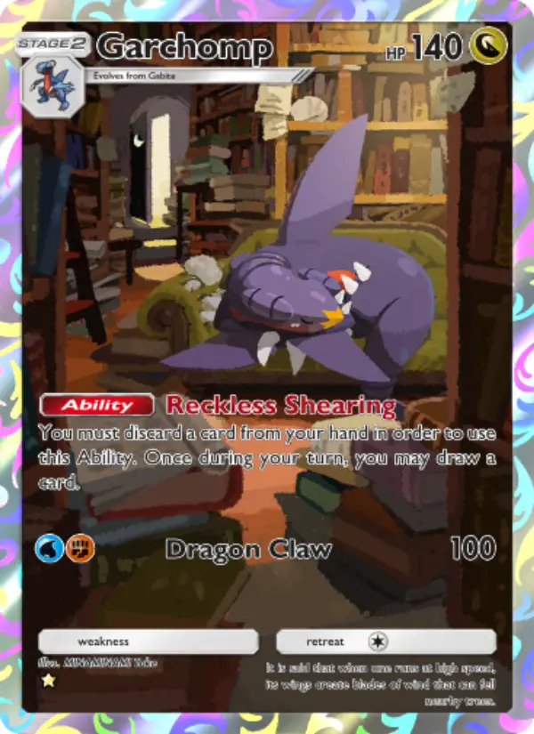 Garchomp — Space-Time Smackdown card #175