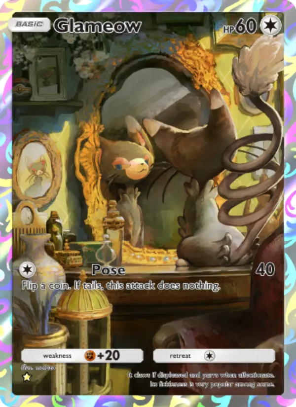 Glameow — Space-Time Smackdown card #178