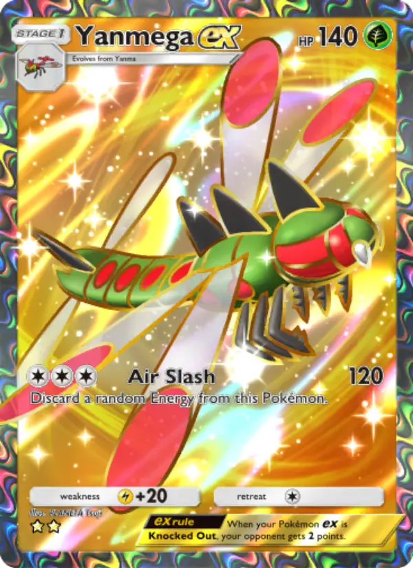 Yanmega ex — Space-Time Smackdown card #180