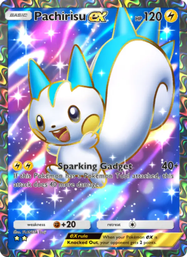 Pachirisu ex — Space-Time Smackdown card #183