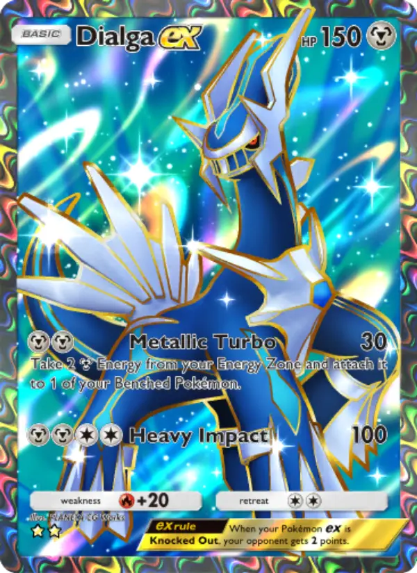 Dialga ex — Space-Time Smackdown card #188
