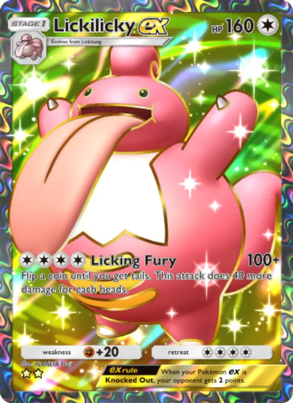 Lickilicky ex — Space-Time Smackdown card #189