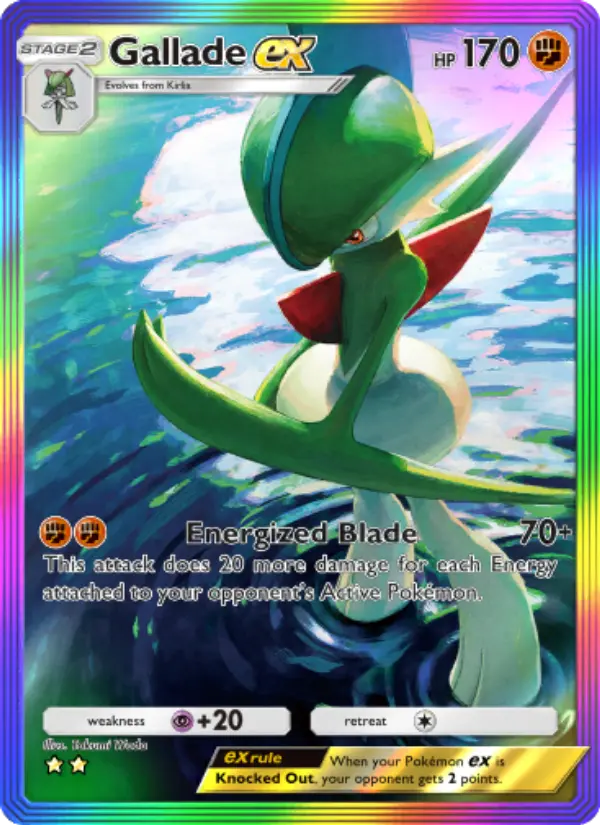 Gallade ex — Space-Time Smackdown card #200