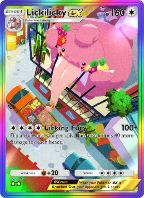 Lickilicky ex — Space-Time Smackdown card #203