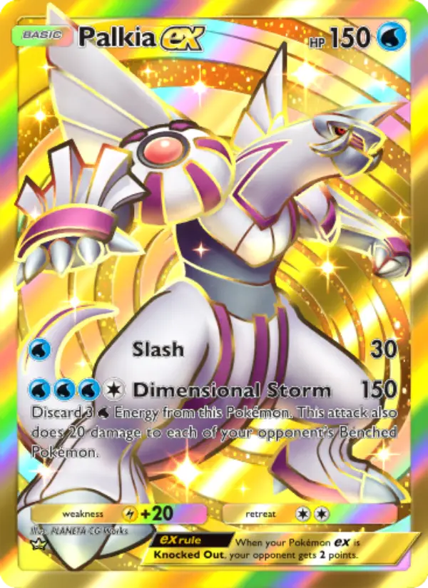 Palkia ex — Space-Time Smackdown card #206