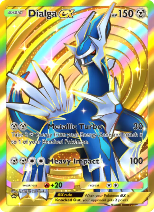 Dialga ex — Space-Time Smackdown card #207