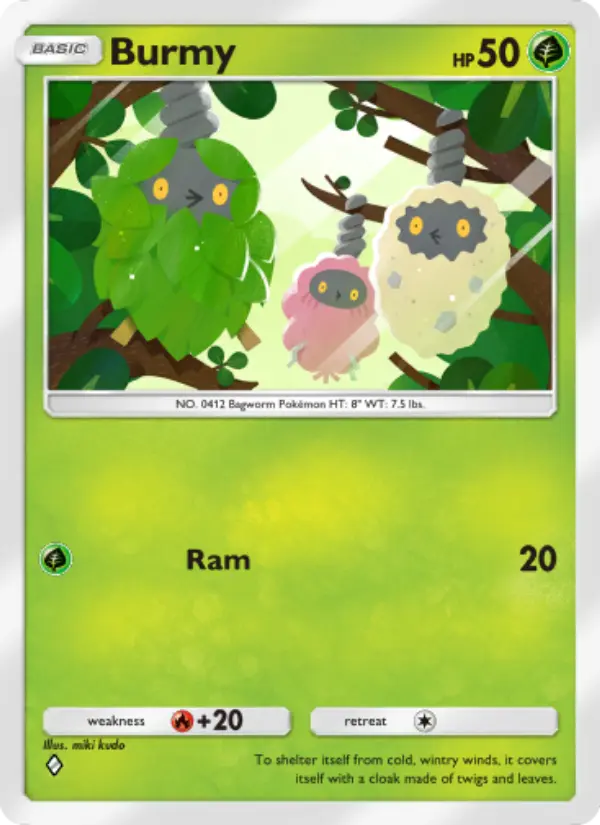 Burmy — Triumphant Light card #002