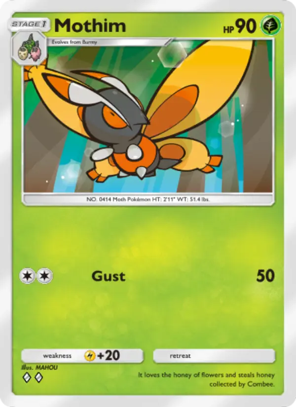 Mothim — Triumphant Light card #003
