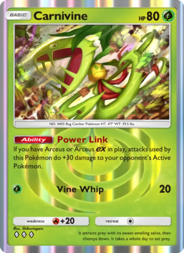 Carnivine — Triumphant Light card #009