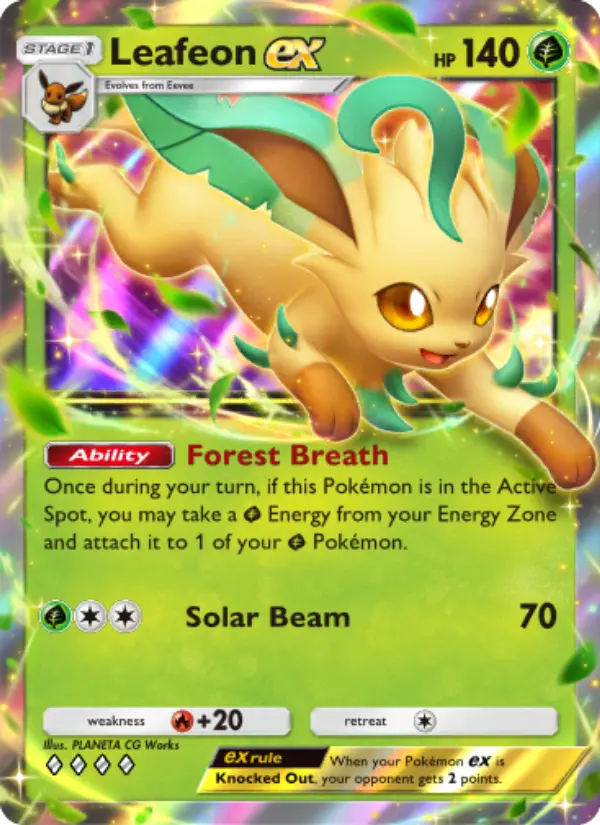 Leafeon ex — Triumphant Light card #010