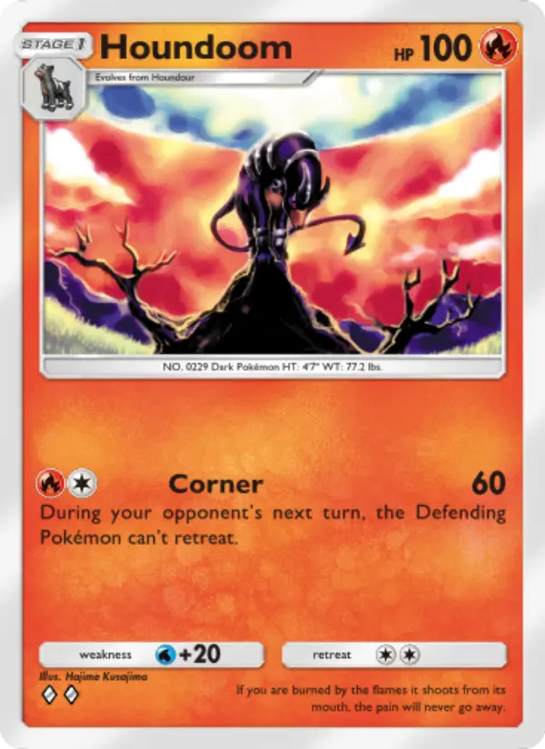 Houndoom — Triumphant Light card #012