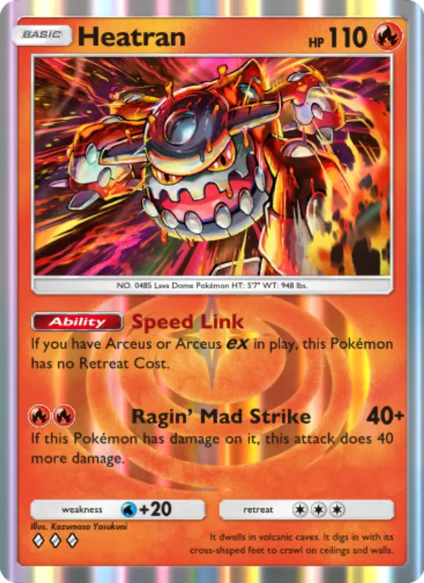 Heatran — Triumphant Light card #013