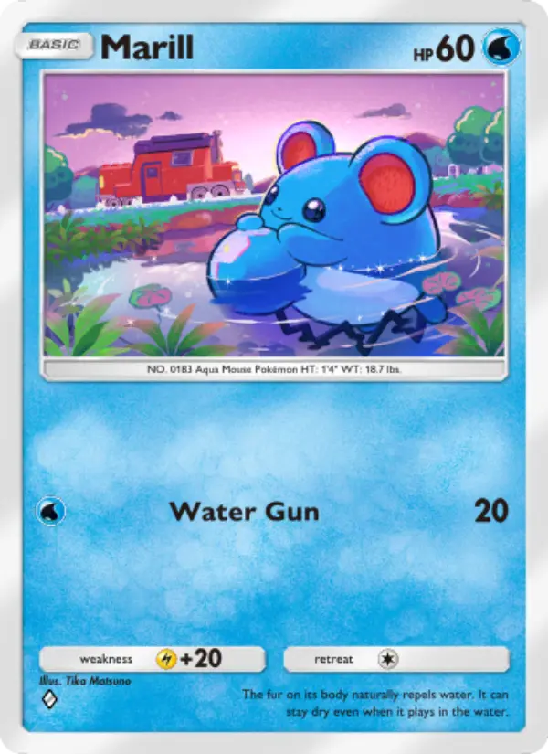 Marill — Triumphant Light card #014