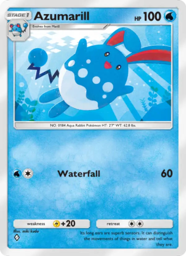 Azumarill — Triumphant Light card #015