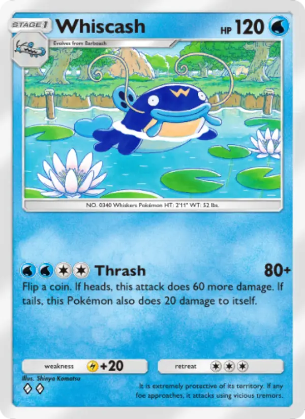 Whiscash — Triumphant Light card #017
