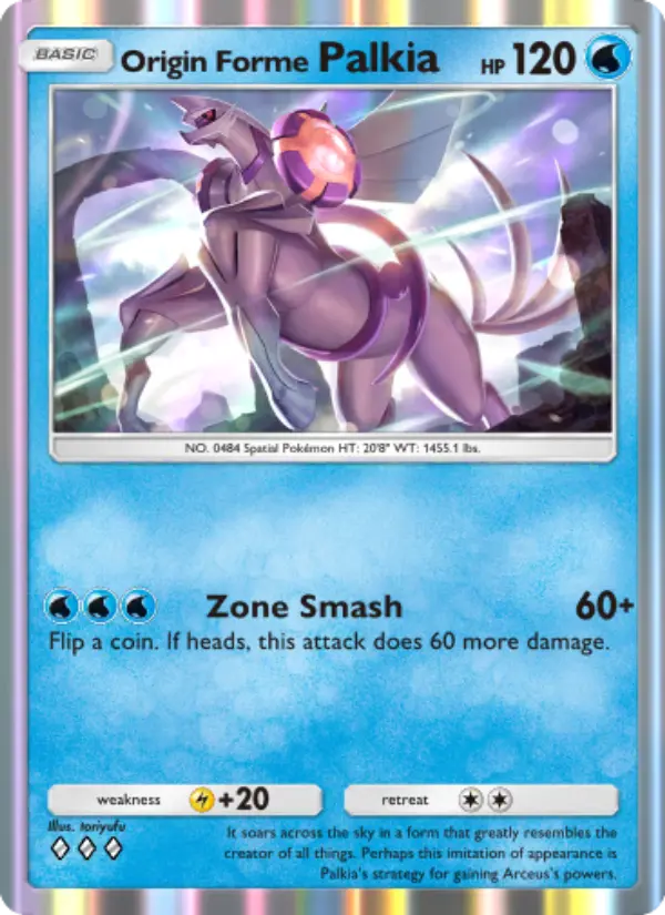 Origin Forme Palkia — Triumphant Light card #023