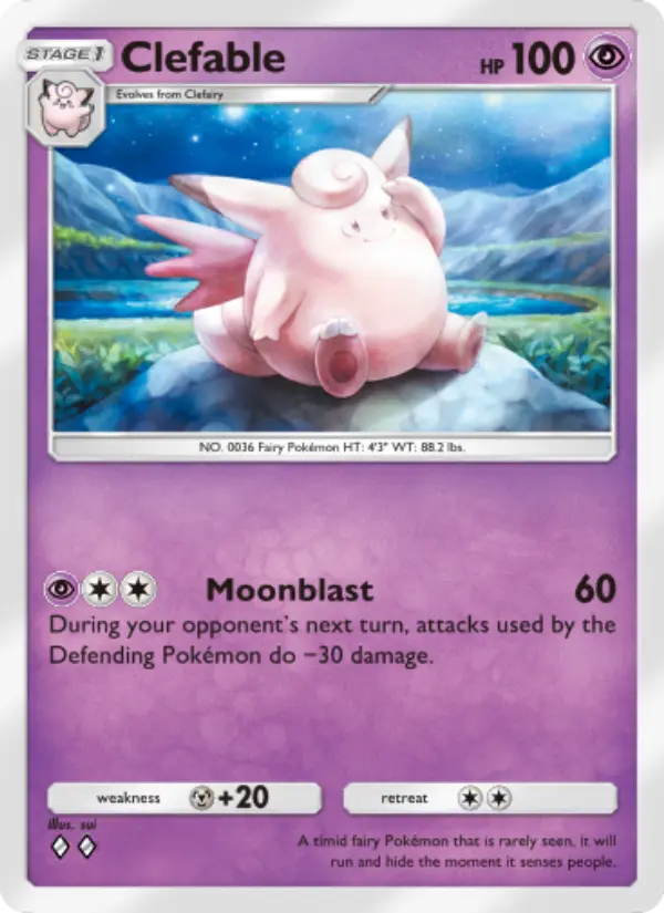 Clefable — Triumphant Light card #030