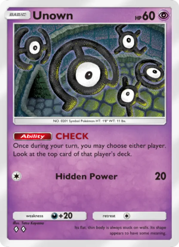 Unown — Triumphant Light card #034